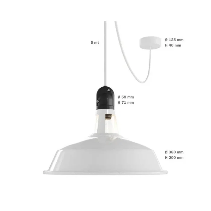 Lampe Suspendue Noginsk Métal Style Industriel SKD-P80033