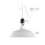 Noginsk Lampe À Suspension Métal Design Industriel Réglable [SKD-P80033]