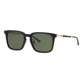 Chopard GAFAS 95217-0686 avec monture en acétate noir mat et verres verts