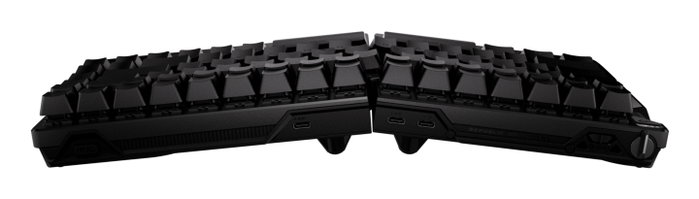 Asus ROG Falcata Clavier Gaming sans Fil 75% avec Interrupteurs Magnétiques, USB, RF 2.4 GHz, Bluetooth 5.0, Sensor Hall, Rétroéclairage RGB