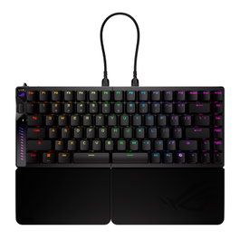 Asus ROG Falcata Clavier Gaming sans Fil 75% avec Interrupteurs Magnétiques, USB, RF 2.4 GHz, Bluetooth 5.0, Sensor Hall, Rétroéclairage RGB