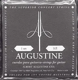 Augustine Jeu Classique Nylon Crystal Entorchado Argenté - Tension Basse