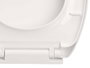 Berilo Abattant WC Blanc Plastique PP 36,5x45x5,5 cm (Set de 6)