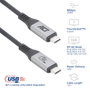 ACT Connectivity AC7452 Câble USB4 80 Gbps Type-C Thunderbolt 5 240W EPR 1,5m Noir