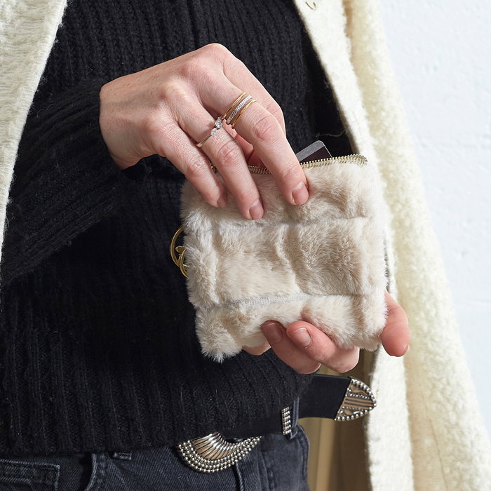 The Concept Factory Monedero Imitación Piel en Nylon The Concept Factory Monedero Imitación Piel en Nylon
