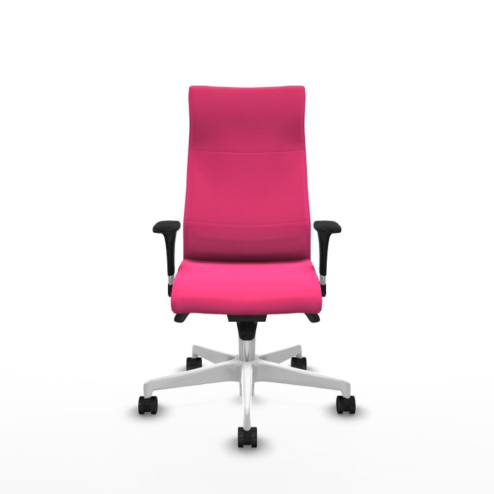 Piqueras Y Crespo Fauteuil Albacete Rose avec mécanisme synchrone et accoudoirs 1D