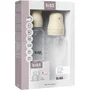 Bibs Grow & Flow Kit de Biberons Silicone Embout Rond Ivory (150 ml & 270 ml, Pack de 2)
