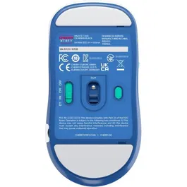 Cherry XTRFY M68 Wireless - Souris Gamer sans Fil Ultra-Légère (53g) - Forme Symétrique, Capteur Pixart 3395, Autonomie 75h, 2.4 GHz, Blanc