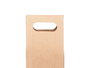 KINVARA Sac en papier Kraft pour le vin avec fenêtre individuelle, Marron