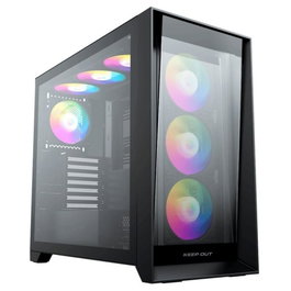 Keep Out XC-911PROXL+ Boîtier PC Gaming E-ATX Noir Verre Trempé ARGB