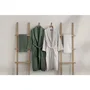 Asir Group Ensemble de 2 peignoirs et 2 serviettes Vert Blanc 50 x 90 cm
