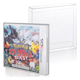 Evoretro Pack de 25 boîtes de protection en PET pour jeux PS1, Single CD et Dreamcast