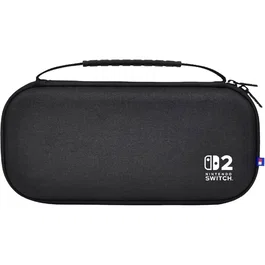 Hori Housse de Transport Rigide Officielle Nintendo Switch 2 - Protection - Noir - Compatible 10 Cartes de Jeu