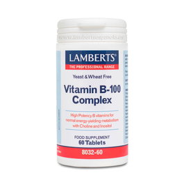 LAMBERTS Complexe Vitamine B 100 - 60 Comprimés
