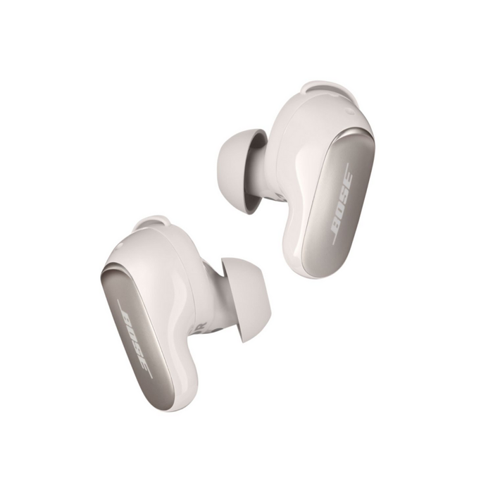 Bose QuietComfort Ultra Earbuds - Écouteurs Bluetooth intra-auriculaires avec réduction de bruit active - Blanc (882826-0020)