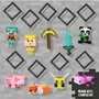 Paladone Figurine Minecraft Backpack Buddies Saison 2 - Lot de 9 avec Colgante - Sachet Aléatoire