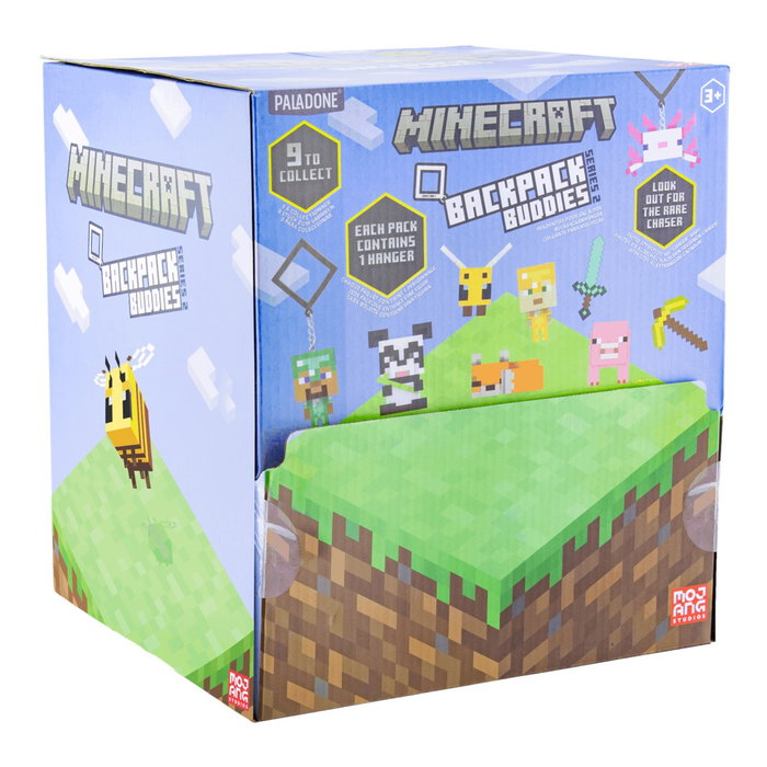 Paladone Figurine Minecraft Backpack Buddies Saison 2 - Lot de 9 avec Colgante - Sachet Aléatoire