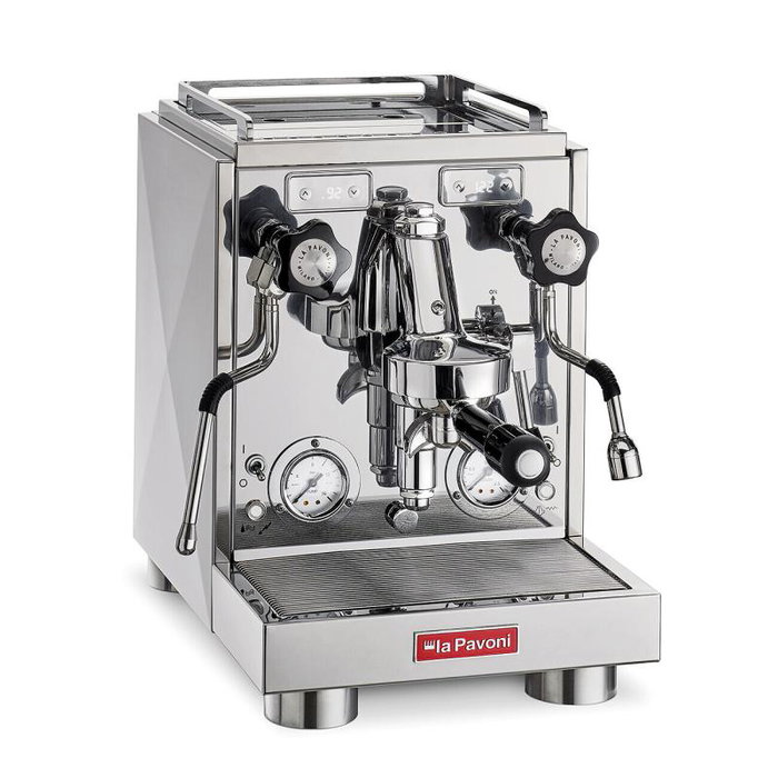 La Pavoni New Botticelli Evolution Silver - Machine à café espresso semi-automatique, 2 tasses, 2380 W, réservoir 2,9 L, acier inoxydable La Pavoni New Botticelli Evolution Silver - Machine à café espresso semi-automatique, 2 tasses, 2380 W, réservoir 2,9 L, acier inoxydable