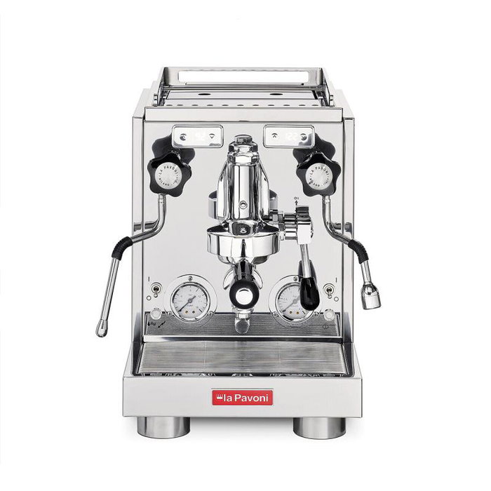La Pavoni New Botticelli Evolution Silver - Machine à café espresso semi-automatique, 2 tasses, 2380 W, réservoir 2,9 L, acier inoxydable La Pavoni New Botticelli Evolution Silver - Machine à café espresso semi-automatique, 2 tasses, 2380 W, réservoir 2,9 L, acier inoxydable