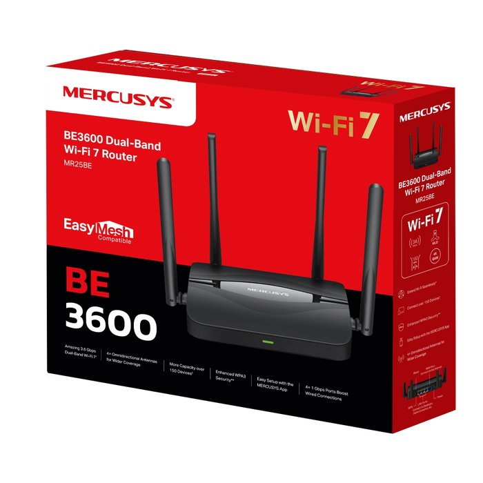 Mercusys MR25BE BE3600 Routeur Wi-Fi 7 Dual-Band