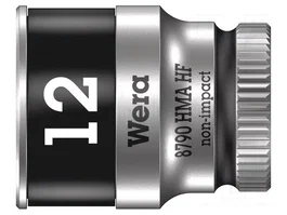 WERA Clé à douille HEX 12mm 1/4 pol.