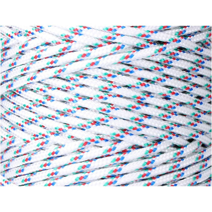 Cordon EDM 87916 Tricolore polypropylène 5 mm x 200 m Tressé