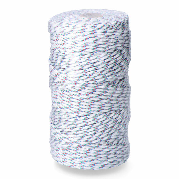 Cordon EDM 87916 Tricolore polypropylène 5 mm x 200 m Tressé