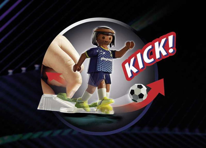 Playmobil Sports&Action - Terrain de football (Campo de fútbol) - Jeu de construction en plastique - À partir de 5 ans