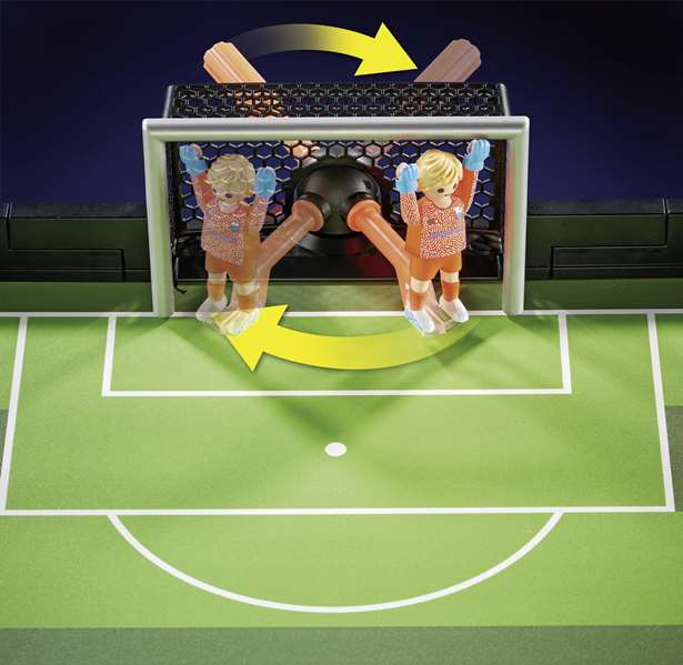 Playmobil Sports&Action - Terrain de football (Campo de fútbol) - Jeu de construction en plastique - À partir de 5 ans