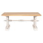Table Basse Home ESPRIT Blanc Naturel Bois d'épicéa Bois MDF 110 x 65 x 46 cm