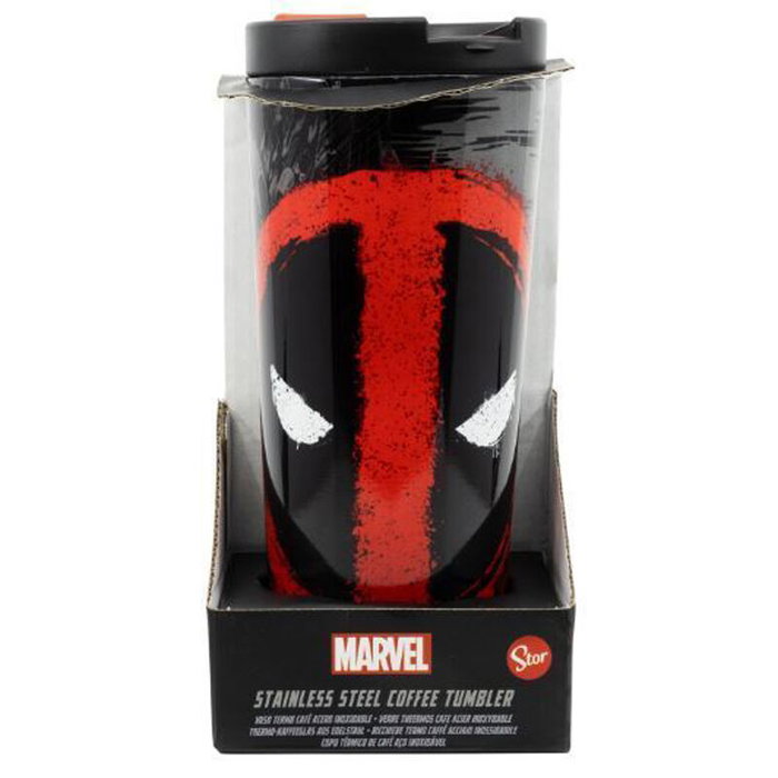 STOR Gobelet isotherme en acier inoxidable Deadpool Marvel 425ml