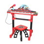 Reig - Orgue enfant avec microphone et banquette Lady Bug, jouet musical en plastique pour enfants à partir de 3 ans (18.3 x 17.5 x 6.5 cm)