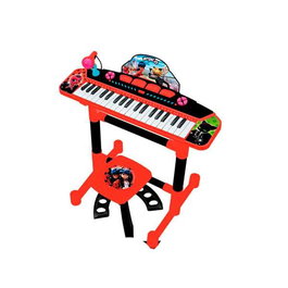 Reig - Orgue enfant avec microphone et banquette Lady Bug, jouet musical en plastique pour enfants à partir de 3 ans (18.3 x 17.5 x 6.5 cm)