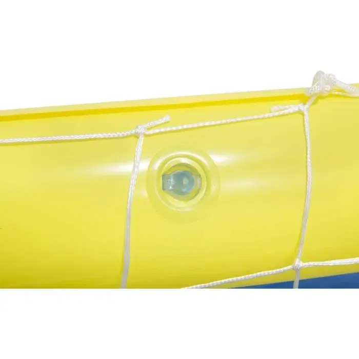 Bestway 52123 But gonflable de water polo avec ballon, 137 * 66 * 72 cm, pour piscine et plage