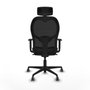 Piqueras y Crespo Chaise de Bureau 1D036G2 Noir