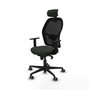 Piqueras y Crespo Chaise de Bureau 1D036G2 Noir