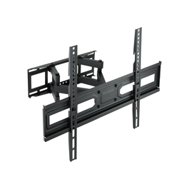 Tooq Support Mural pour Écrans 37-80 Pouces Inclinable et Pivotant VESA jusqu'à 600x400, Charge Max 40 kg, Noir