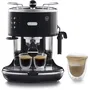 De'Longhi Machine à Expresso Manuelle Icona ECO311.BK Noire avec Pompe 15 bars, Chaudière Inox et Panneau de Commande 3 Boutons