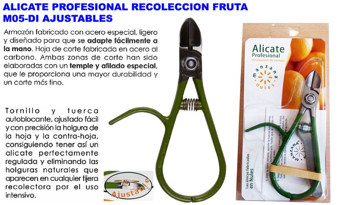 Finstock M05-DI Alicate de récolte de fruits professionnelle Finstock M05-DI Alicate de récolte de fruits professionnelle