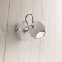 Lunare Applique Murale avec Ampoule GU10 en Métal