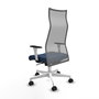 Chaise de Bureau Albacete Piqueras y Crespo B1B026N Blue marine
