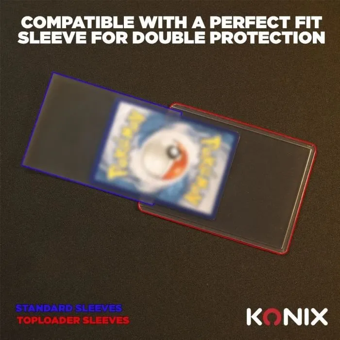Konix Hard Sleeves - 25 pochettes transparentes 67x92 mm