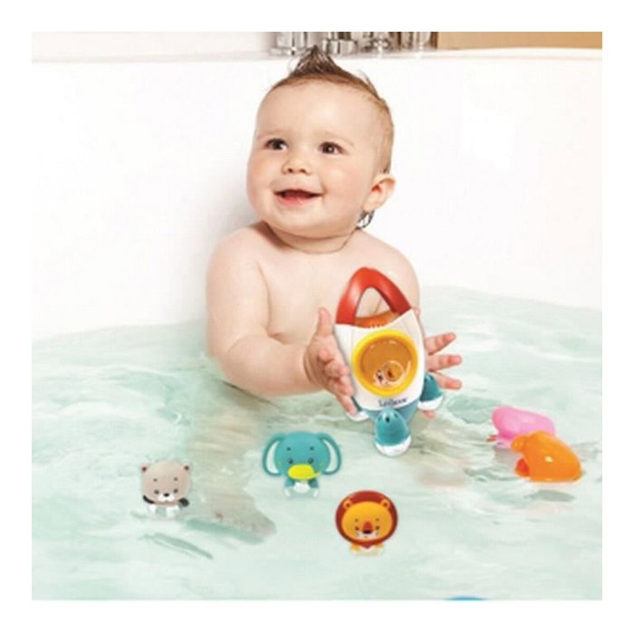 Lexibook Jeu de bain fusée avec 3 animaux souples