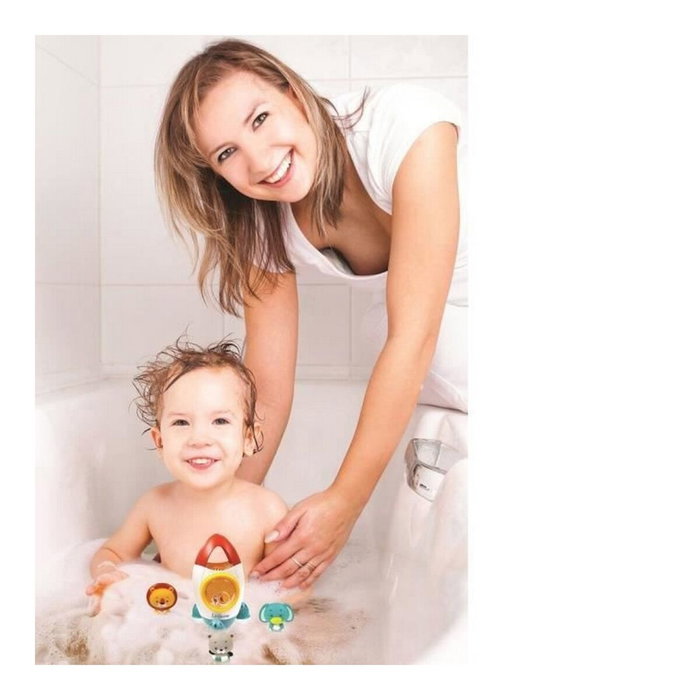 Lexibook Jeu de bain fusée avec 3 animaux souples