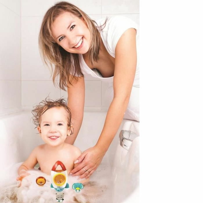Lexibook Jeu de bain fusée avec 3 animaux souples