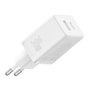 Baseus Chargeur mural P10111404213-00 Blanc 30 W avec USB et USB-C