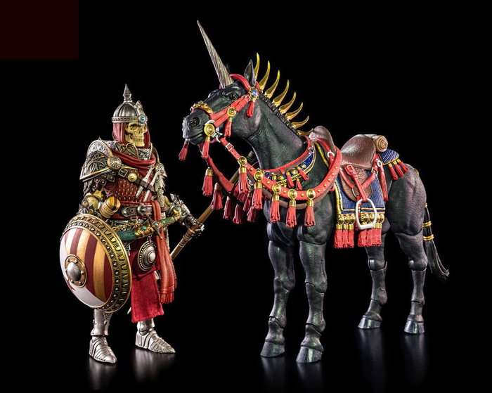 Four Horsemen Toy Design Mythic Legions: Rising Sons figurine Uumbra (Unicorn Steed) 15 cm