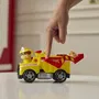 Spinmaster - Figurine Rubben Fire Rescue La Pat'Patrouille - Camion-benne avec 2 projectiles et tenue de pompier - Jouet à partir de 3 ans