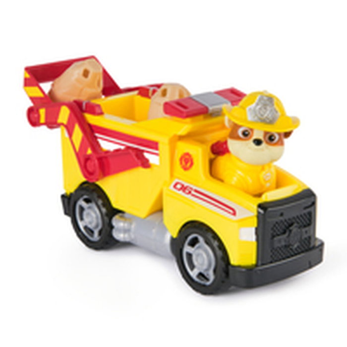 Spin Master Véhicule Fire Rescue Rubble Paw Patrol avec figurine et projectiles