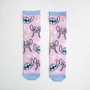 Cerdá - Pack de 3 paires de chaussettes motif Stitch - Taille unique (pointure 27-30) - À partir de 3 ans - Multicolore